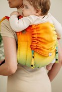 Nosidło Klamrowe Onbuhimo PRO z tkaniny żakardowej (100% bawełna), rozmiar Toddler - TĘCZOWE DZIECKO