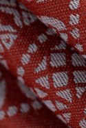 Nosidło Klamrowe Onbuhimo PRO z tkaniny żakardowej (100% bawełna), rozmiar standard - PAWI OGON - HOLIDAY