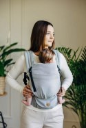 Moje Pierwsze Nosidełko LennyLight, splot jodełkowy, 100% bawełna , rozmiar standard - MAŁA JODEŁKA SZARA
