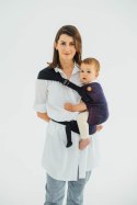 Nosidełko LennyHip (1/2 Nosidełka LennyTwin) z tkaniny żakardowej 100% bawełna, rozmiar standard - DZIKIE WINO - BOUQUET