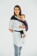 Nosidełko LennyHip (1/2 Nosidełka LennyTwin) z tkaniny żakardowej 100% bawełna, rozmiar standard - DZIKIE WINO - BOUQUET