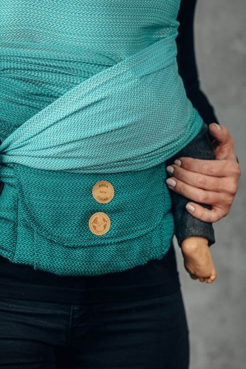 Nosidełko LennyHybrid Half Buckle, splot jodełkowy, 100% bawełna , rozmiar standard - EDYCJA DLA PROFESJONALISTÓW - ENTWINE