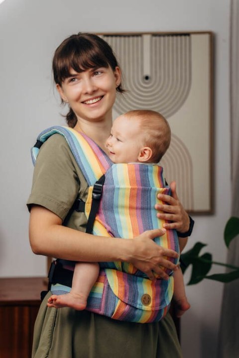 Nosidełko LennyLight z tkaniny skośno-krzyżowej, 100% bawełna , rozmiar standard - LUNA