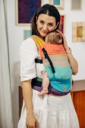 Nosidełko LennyLight z tkaniny skośno-krzyżowej, 100% bawełna , rozmiar standard - PASTELS