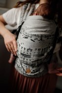 Nosidełko LennyLight z tkaniny żakardowej 100% bawełna , rozmiar standard - MELODY - POLONAISE