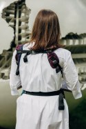 Nosidełko LennyLight z tkaniny żakardowej 60% bawełna, 28% wełna merino, 8% jedwab, 4% kaszmir , rozmiar standard, PAWI OGON - C
