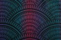 Nosidełko LennyLight z tkaniny żakardowej 60% bawełna, 28% wełna merino, 8% jedwab, 4% kaszmir , rozmiar standard, PAWI OGON - C