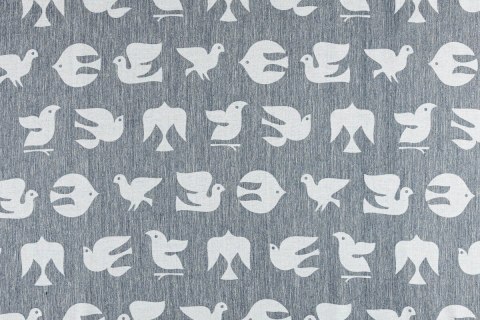Nosidełko LennyLight z tkaniny żakardowej (68% bawełna, 16% len, 16% modal), rozmiar standard - BIRDY - WHITE NOISE