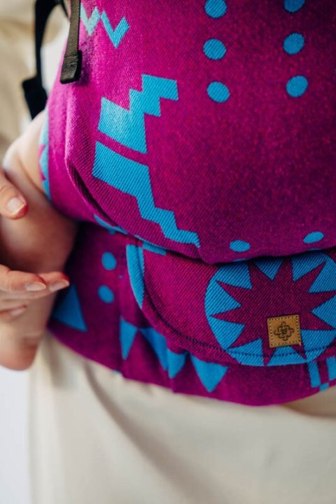 Nosidełko LennyLight z tkaniny żakardowej, rozmiar standard (56% wełna merino, 27% bawełna czesana, 17% jedwab noil) - EKSPERYME