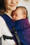Nosidełko LennyLight z tkaniny żakardowej 100% bawełna , rozmiar standard - DZIKIE WINO - BOUQUET