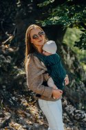 Nosidełko LennyLight z tkaniny żakardowej (63% bawełna, 37% wełna merino), rozmiar standard - ZEBRA - SAVANNA