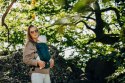 Nosidełko LennyLight z tkaniny żakardowej (63% bawełna, 37% wełna merino), rozmiar standard - ZEBRA - SAVANNA