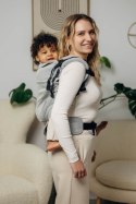 Nosidełko LennyPreschool, splot jodełkowy, 100% bawełna, rozmiar preschool - MAŁA JODEŁKA SZARA