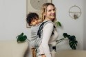 Nosidełko LennyPreschool, splot jodełkowy, 100% bawełna, rozmiar preschool - MAŁA JODEŁKA SZARA