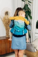 Nosidełko LennyPreschool z tkaniny skośno-krzyżowej 100% bawełna, rozmiar preschool - AIRGLOW