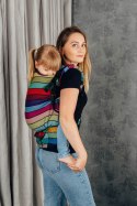 Nosidełko LennyPreschool z tkaniny skośno-krzyżowej 100% bawełna, rozmiar preschool - KARUZELA BARW