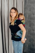 Nosidełko LennyPreschool z tkaniny skośno-krzyżowej 100% bawełna, rozmiar preschool - KARUZELA BARW
