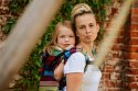 Nosidełko LennyPreschool z tkaniny skośno-krzyżowej 100% bawełna, rozmiar preschool - KARUZELA BARW