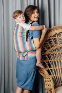 Nosidełko LennyPreschool z tkaniny skośno-krzyzowej 100% bawełna, rozmiar preschool - LUNA