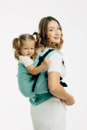 Nosidełko LennyPreschool z tkaniny skośno-krzyżowej 100% bawełna, rozmiar preschool - MATCHA