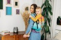 Nosidełko LennyPreschool z tkaniny skośno-krzyżowej 100% bawełna, rozmiar preschool - PASTELS