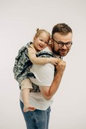 Nosidełko LennyPreschool z tkaniny żakardowej 100% bawełna, rozmiar preschool - CLOCKWORK - FIX IT