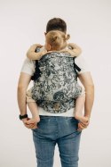 Nosidełko LennyPreschool z tkaniny żakardowej 100% bawełna, rozmiar preschool - CLOCKWORK - FIX IT