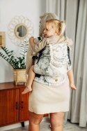 Nosidełko LennyPreschool z tkaniny żakardowej 100% bawełna, rozmiar preschool - PARK JURAJSKI - ICE DESERT
