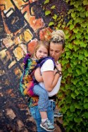 Nosidełko LennyPreschool z tkaniny żakardowej 100% bawełna, rozmiar preschool - PARK JURAJSKI - NOWA ERA