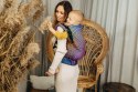 Nosidełko LennyPreschool z tkaniny żakardowej 100% bawełna, rozmiar preschool - PAWI OGON - BOLERO