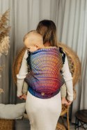 Nosidełko LennyPreschool z tkaniny żakardowej 100% bawełna, rozmiar preschool - PAWI OGON - BOLERO