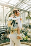 Nosidełko LennyPreschool z tkaniny żakardowej 100% bawełna, rozmiar preschool - RAINFOREST - SELVA