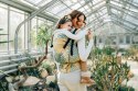 Nosidełko LennyPreschool z tkaniny żakardowej 100% bawełna, rozmiar preschool - RAINFOREST - SELVA