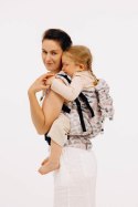 Nosidełko LennyPreschool z tkaniny żakardowej (61% bawełna, 39% wiskoza bambusowa), rozmiar preschool - EAGLE ROCKS - PEAK