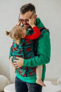 Nosidełko LennyPreschool z tkaniny żakardowej, rozmiar preschool (74% wełna merino, 26% bawełna czesana) - EKSPERYMENT nr 28