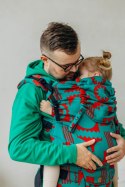 Nosidełko LennyPreschool z tkaniny żakardowej, rozmiar preschool (74% wełna merino, 26% bawełna czesana) - EKSPERYMENT nr 28