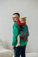 Nosidełko LennyPreschool z tkaniny żakardowej, rozmiar preschool (74% wełna merino, 26% bawełna czesana) - EKSPERYMENT nr 28