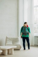Nosidełko LennyPreschool z tkaniny żakardowej, rozmiar preschool (74% wełna merino, 26% bawełna czesana) - EKSPERYMENT nr 28