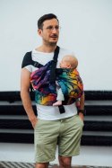 Nosidełko LennyTwin z tkaniny żakardowej 100% bawełna, rozmiar standard - PARK JURAJSKI - NOWA ERA