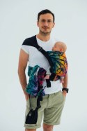 Nosidełko LennyTwin z tkaniny żakardowej 100% bawełna, rozmiar standard - PARK JURAJSKI - NOWA ERA