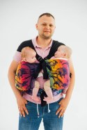 Nosidełko LennyTwin z tkaniny żakardowej 100% bawełna, rozmiar standard - PARK JURAJSKI - NOWA ERA