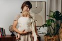 Chusta kółkowa do noszenia dzieci, tkana splotem jodełkowym, bawełna, ramię bez zakładek - MAŁA JODEŁKA LUCE - standard 1.8m