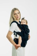 Moje Pierwsze Nosidełko LennyUpGrade PRO, splot jodełkowy, 100% bawełna , rozmiar standard - MAŁA JODEŁKA CZARNY HEBAN