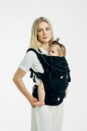 Moje Pierwsze Nosidełko LennyUpGrade PRO, splot jodełkowy, 100% bawełna , rozmiar standard - MAŁA JODEŁKA CZARNY HEBAN