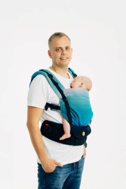 Nosidełko LennyUpGrade PRO z tkaniny skośno-krzyżowej, 100% bawełna , rozmiar standard - AIRGLOW