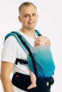 Nosidełko LennyUpGrade PRO z tkaniny skośno-krzyżowej, 100% bawełna , rozmiar standard - AIRGLOW