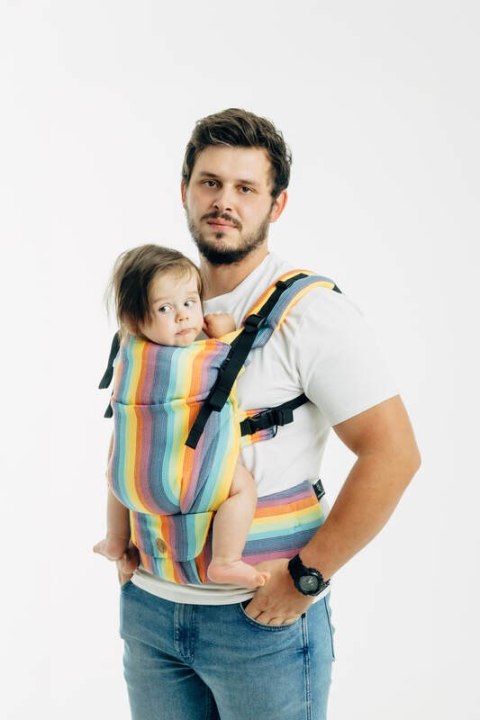 Nosidełko LennyUpGrade PRO z tkaniny skośno-krzyżowej 100% bawełna, rozmiar standard - LUNA
