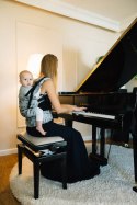 Nosidełko LennyUpGrade PRO z tkaniny żakardowej 100% bawełna , rozmiar standard - MELODY - POLONAISE