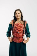 Nosidełko LennyUpGrade PRO z tkaniny żakardowej 100% bawełna , rozmiar standard - PAWI OGON - HOLIDAY