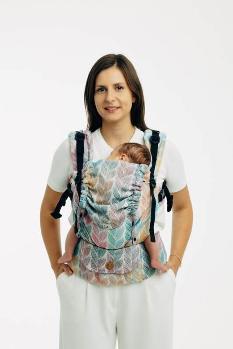 Nosidełko LennyUpGrade PRO z tkaniny żakardowej 100% bawełna , rozmiar standard - ZAPLĄTANI - PLAIT